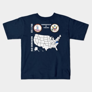 Commonwealth of Virginia Kids T-Shirt